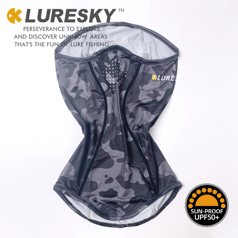 Lures Sleek Filament Punch Breakthrough UV-proof Way Fishing Sunscreen Mask Men's face towel around the neck