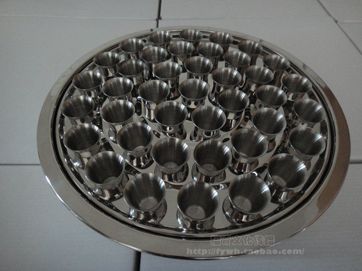 Christian Holy Communion Cup Holy Communion Supplies utensil 304 stainless steel Holy Communion Cup tray 1 floor 40 Holy Communion Cup 