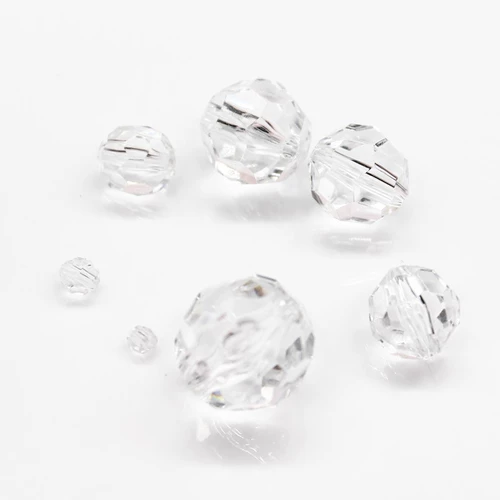 Прозрачные акриловые бусины, штора, аксессуар с аксессуарами, ручка, браслет из бисера, набор материалов, 4-30мм, «сделай сам»