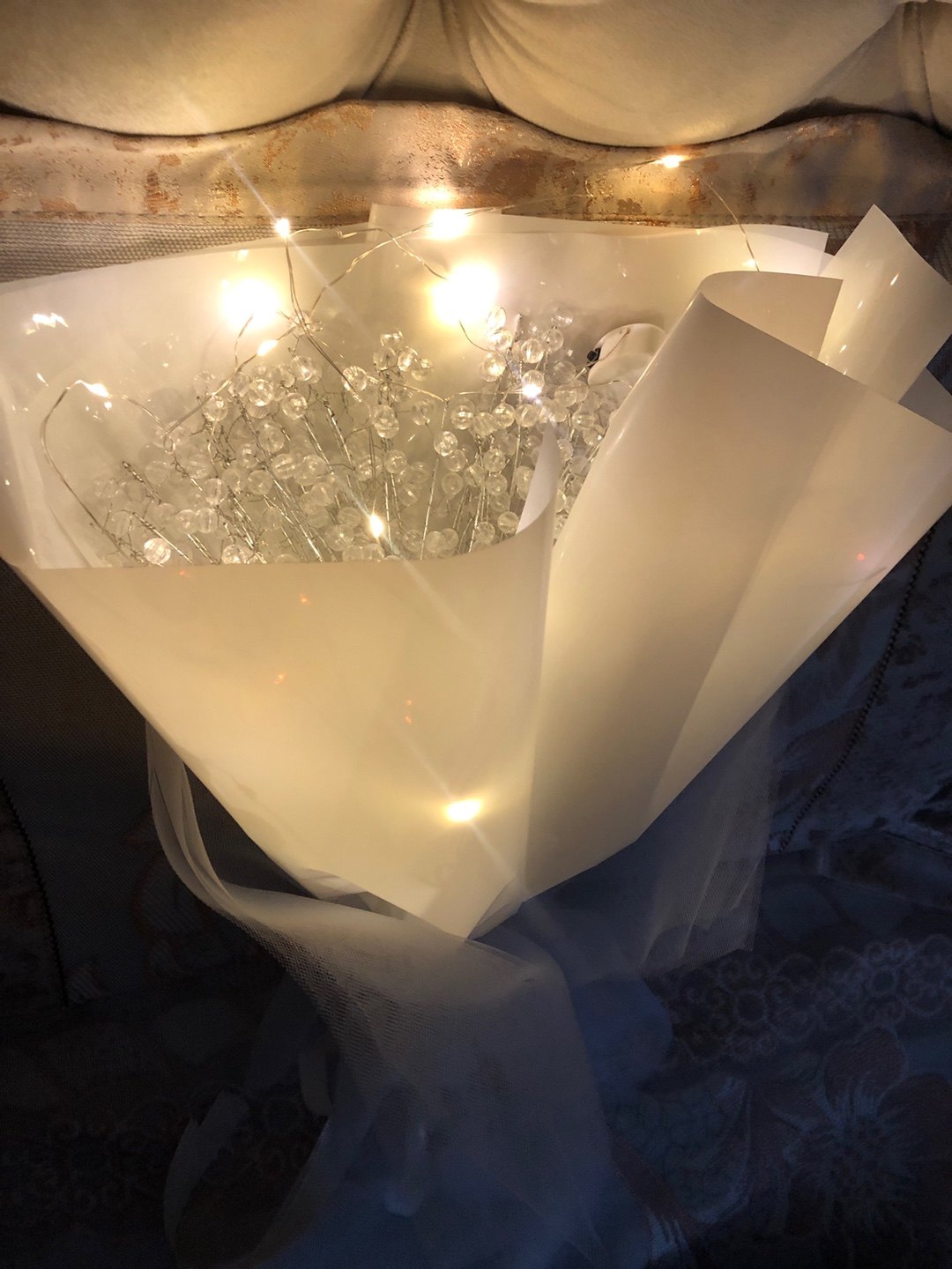 Другие материалы 节日创意满天星灯装饰花束摆件手工diy材料包闺蜜女朋友生日礼物