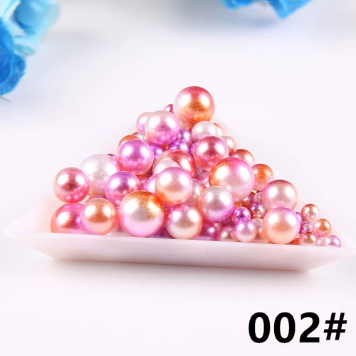 Двухцветные бусины из жемчуга, декор, 4-10мм, градиент