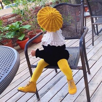 NANI WLQ childrens clothing 2020 autumn and winter New Baby long sleeve velvet stitching ha clothes short climbing foreign style black sweater