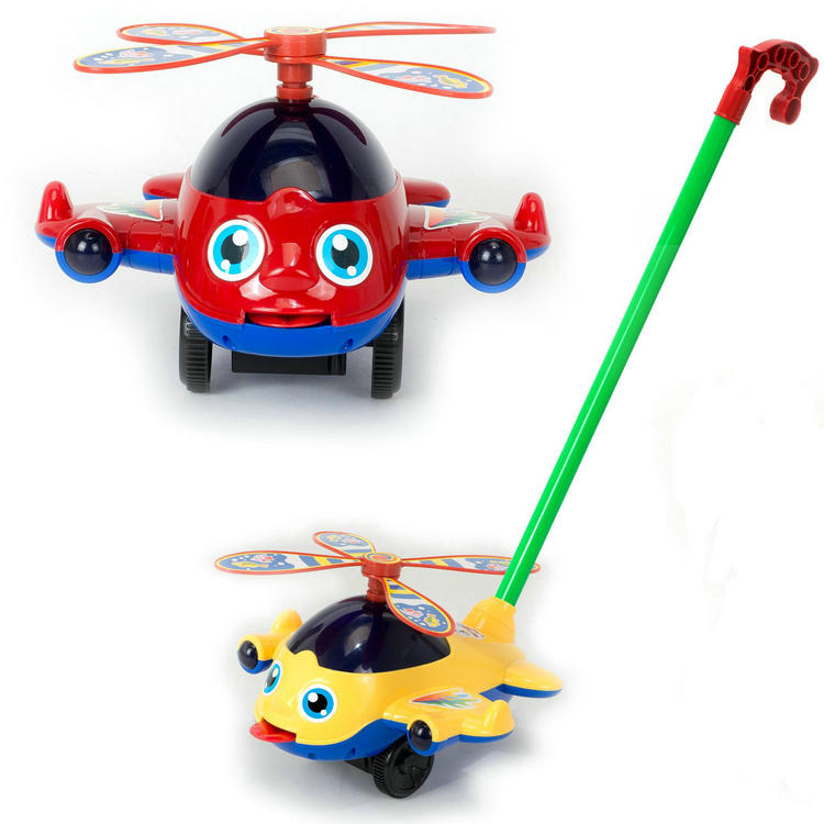 Dayang 365 hand push small aircraft learning toys bells puzzle children's home toys mixed batch