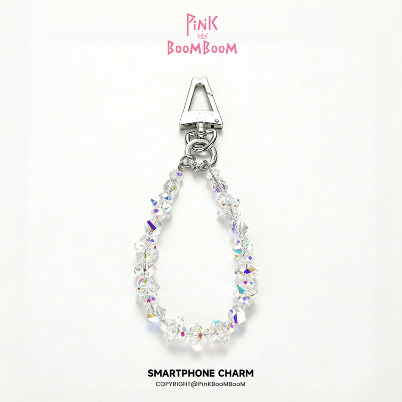 Pinkboom Shijia Austrian Crystal Original Mobile Phone Chain for Women, Super Shiny, Light Luxury, High-End Pendant, Gift for Girls