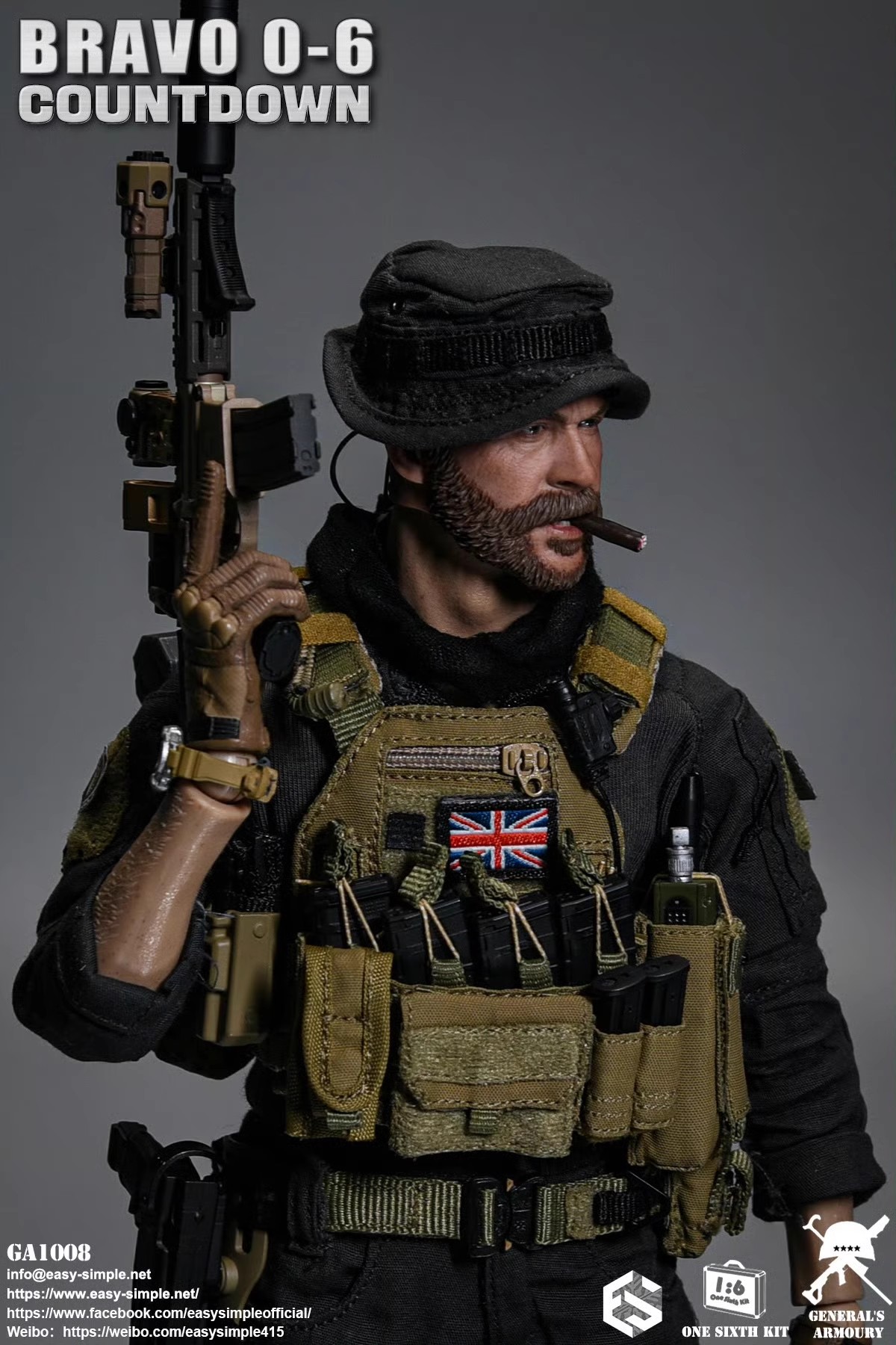 EASY&SIMPLE GA1008 General's Armoury Bravo 0-6 Countdown 1/6