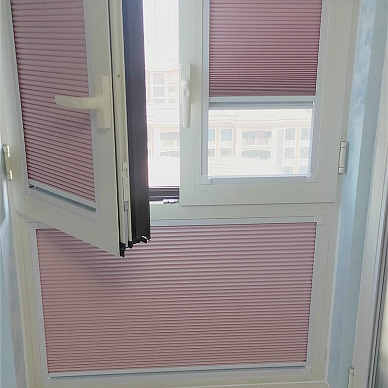 Inward-Opening Window Curtains, Small Narrow Track Balcony Curtains, Skylight Top Glass, Inward-Opening Window Fixed Glass Sunshade
