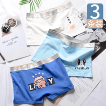 Boys' underwear pure cotton junior high school students' boxer fashion 14 teenagers' boxer cartoon 18 years old