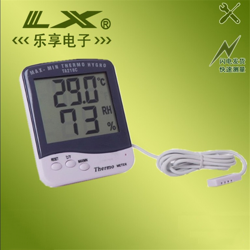 Lehew TA218C Domestic temperature and humidity counting display external temperature and humidity monitor high-precision electronic temperature hygrometer