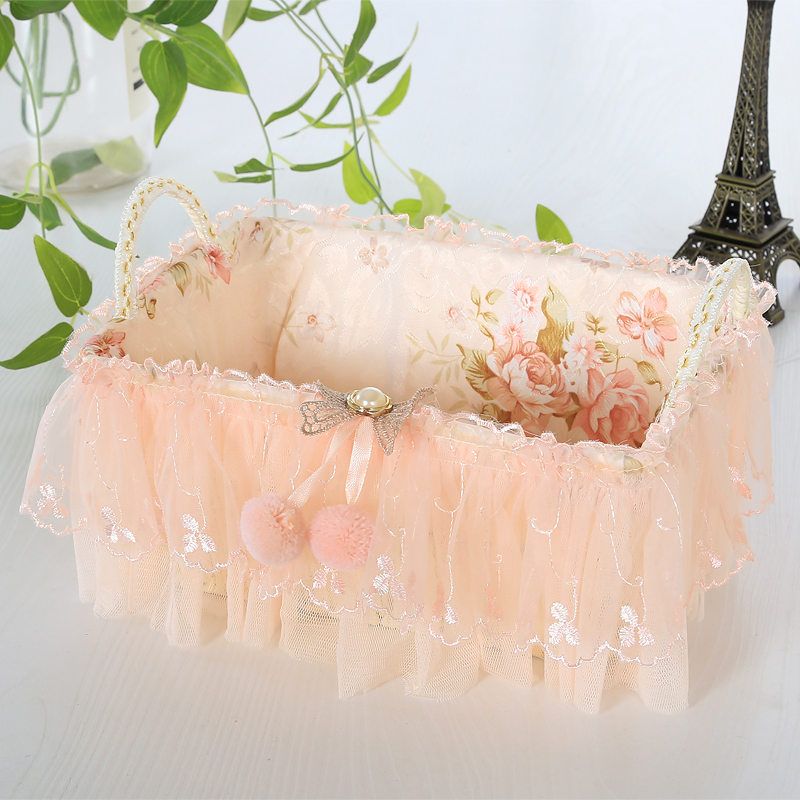 2019 New Containing Basket Tabletop Remote Control Basket of Basket Containing basket Contained Basket Containing Basket Living-room Shoe Cabinet Containing