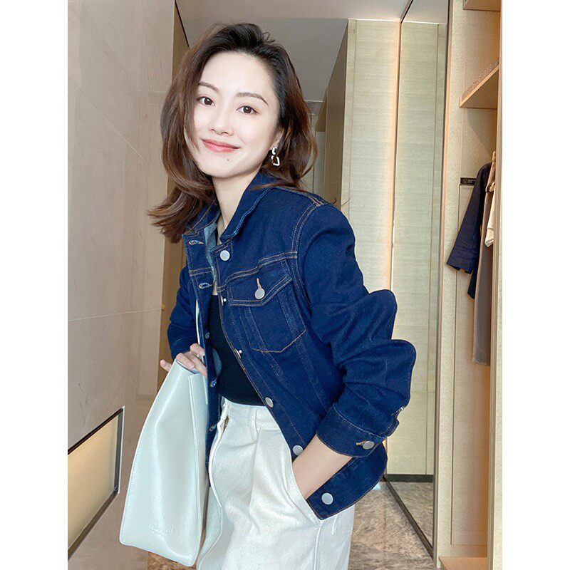 Brother Mu's shop Urban elite retro blue denim jacket Xinjiang cotton is among the best than offline stores