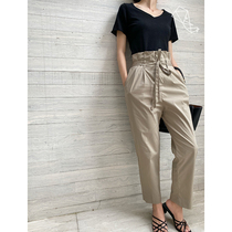 Mud brothers shop A niche bud pants Harun Grandma pants are thin and suitable for pear-shaped body small feet straight tube