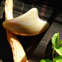  White water horn plate scraping female whole body universal meridian facial beauty tendon eye female facial scraping treatment sheet