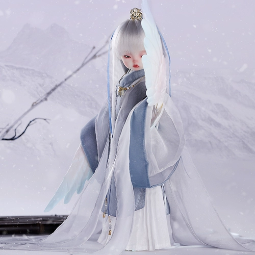 Кукол -зона Джейд Берд Цинфенг Мингиен 6 очков BJD Doll DZ Оригинальный национальный ветер Специальный тело SD Голые крылья куклы кукла