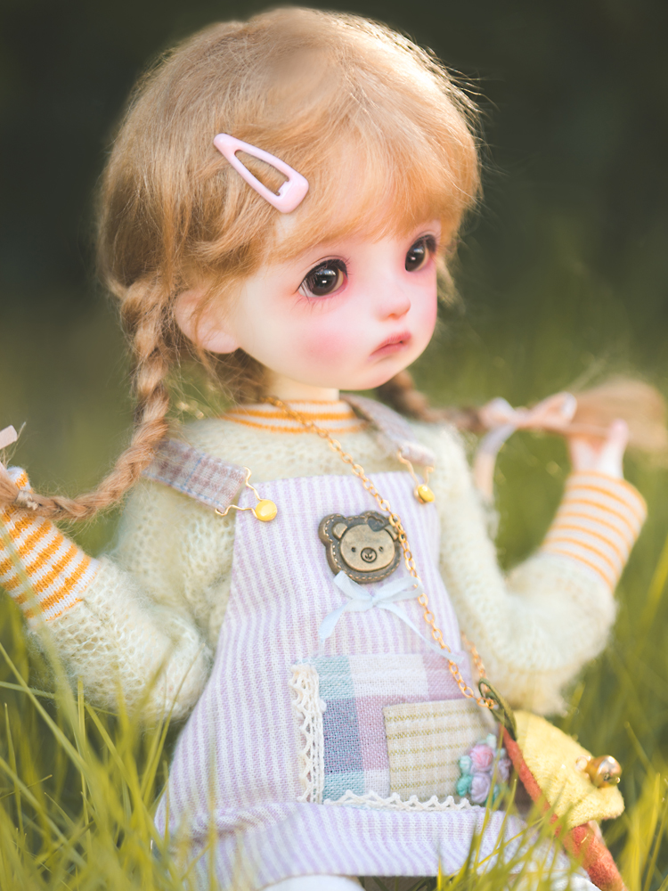 Spot DollZone peach 6 points BJD doll DZ official original genuine class SD doll hand-made doll full set
