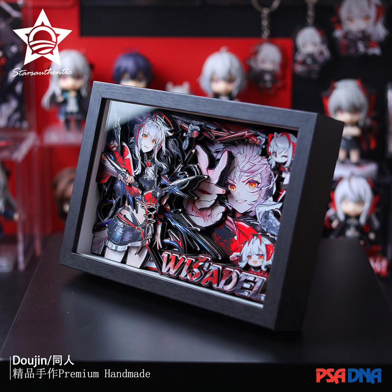 Arknights Logos 3D Stereo Figure Fan-Made Peripheral Figurine Model Toy Display Stand Handmade Birthday Gift