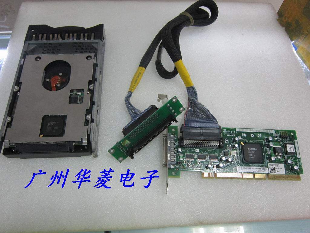 Original 29320ALP 320M SCSI card supports WIN7 PCI slot two-headed line adapter