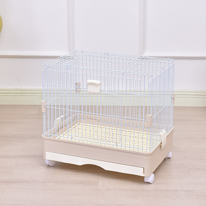 Rabbit Cage Small Number Home Rabbit Nest Pet Cage Anti-Spray Urine Dutch Pig Rabbit Supplies Automatic Conservancy Breeding Guinea Pig