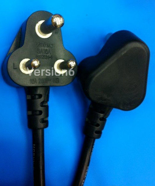 Large small South African pint finish power cord 1 5 m 1 8 m 8 m 3 m 5 m full copper wire core 0 75 squared findable