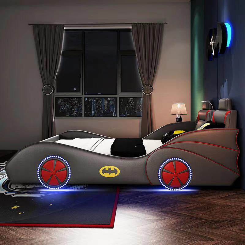 Children's bed Boy modern minimalist Single beds 1 5 m Young boy beds 1 2 m Little children Car beds