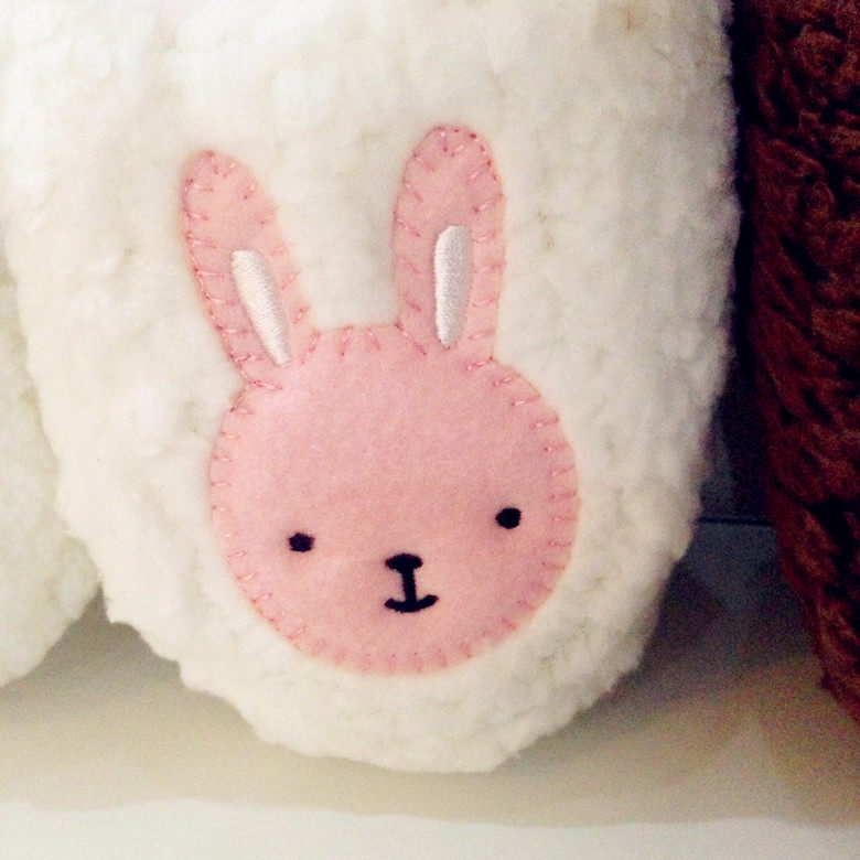 Pantoufles enfants en suède pour hiver - semelle caoutchouc - Ref 1017992 Image 15