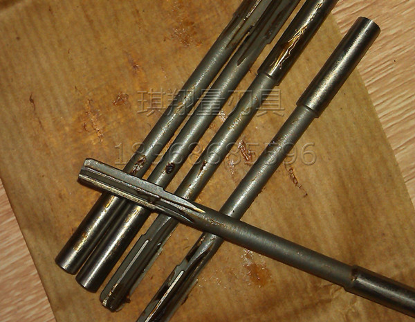 Straight shank machine reamer straight slot reamer high-speed steel W6542 material straight machine reamer non-standard