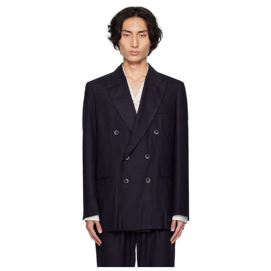 
Barena Navy Bosman Frare Blazer Men
