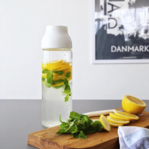 Japan KINTO CAPSULE with heart jug lemon flower fruit tea heat resistant glass hot water glass cool water kettle