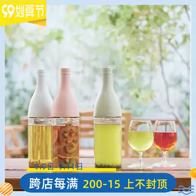 Japan Hario Cold bubble bottle cold teapot ice tea filter glass teapot cold water bottle fin New Product