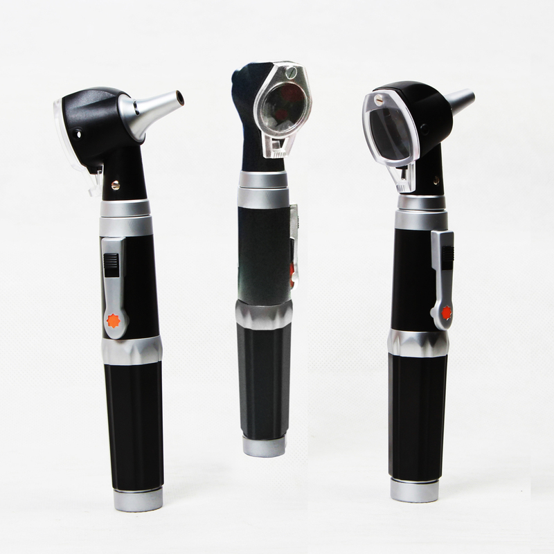 Otoscope Professional Fiber Optic Otoscope Ear Examination Large Viewing Interface Electronic Otoscope Ear Scope Doctor