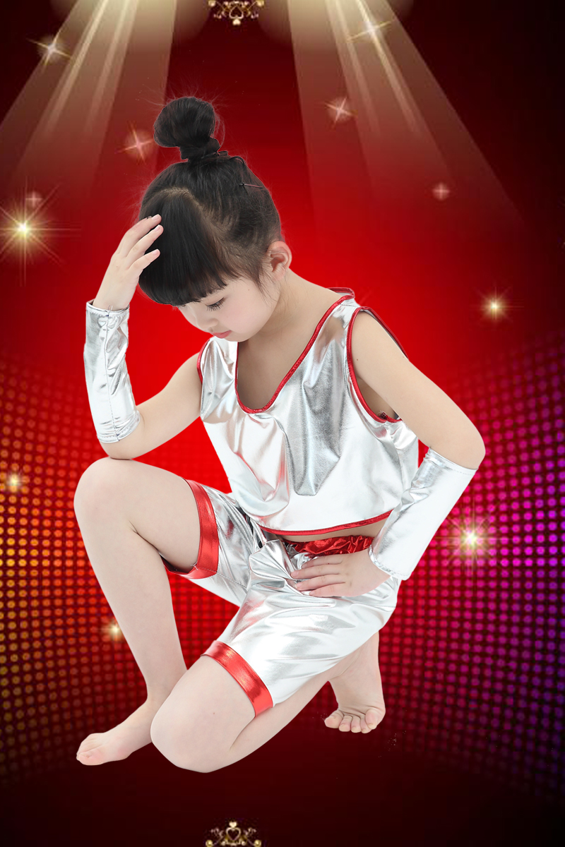 Ngày thiếu nhi Trang phục khiêu vũ hiện đại Trang phục biểu diễn vũ điệu Jazz Quần áo bé trai và bé gái Trang phục múa mẫu giáo váy công chúa mầm non