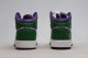 Niu coo AirJordan1MidHulkAJ1 Hulk Joe 1 ສີຂາວ ສີມ່ວງ ສີຂຽວ 554724-300