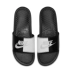 Burdock NIKE Swoosh chữ đen và trắng thể thao dép nữ đẹp Dép thể thao