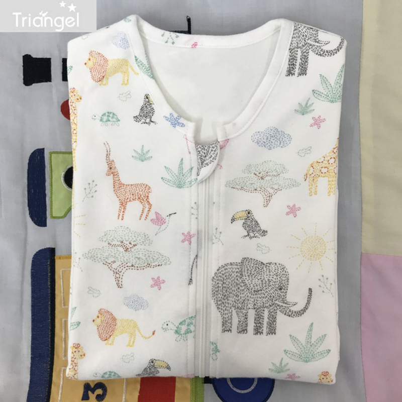 (German order) baby vest integrated sleeping bag spring and autumn thin section baby children's anti-kick quilt