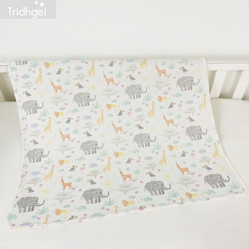 Baby pure cotton blanket single - layer baby nap cover all cotton spring and autumn summer thin