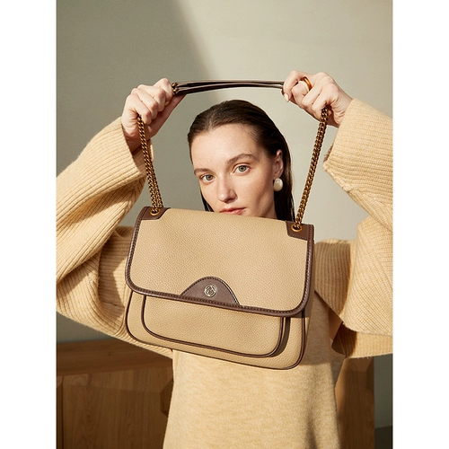 Кожаная сумка через плечо на одно плечо, коллекция 2022