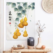 Chinese style wall hanging cloth hanging painting cloth art Chinese wall wall wall decoration background cloth tapestry decoration painting living room wall cloth