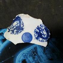  Qing Dynasty Kangxi Blue and white group dragon pattern ancient porcelain pieces Old porcelain antiques Antique collection genuine old objects porcelain lamps Porcelain pots