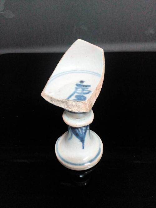 The Ming Dynasty Tang characters The Golden Moon The Year of the High Hiking Cup Ancient China Porcelain Pieces Old Porcelain Ancient Play Antique Collection Genuine Objects Old Objects