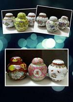  Cultural Revolution Jingdezhen Porcelain Factory goods pastel colored lid cans series Porcelain cans Single old porcelain antiques antique old goods