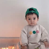 Han Edition Baby Ins Wind Hays Baby One-piece Clothes for men and women Baby Yangqi clothes Spring and autumn lovely out of clothes