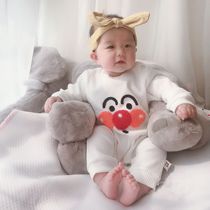 Newborn baby clothes One-piece spring and autumn wear cute bread Anpanman men and women baby clothes spring and autumn climbing clothes