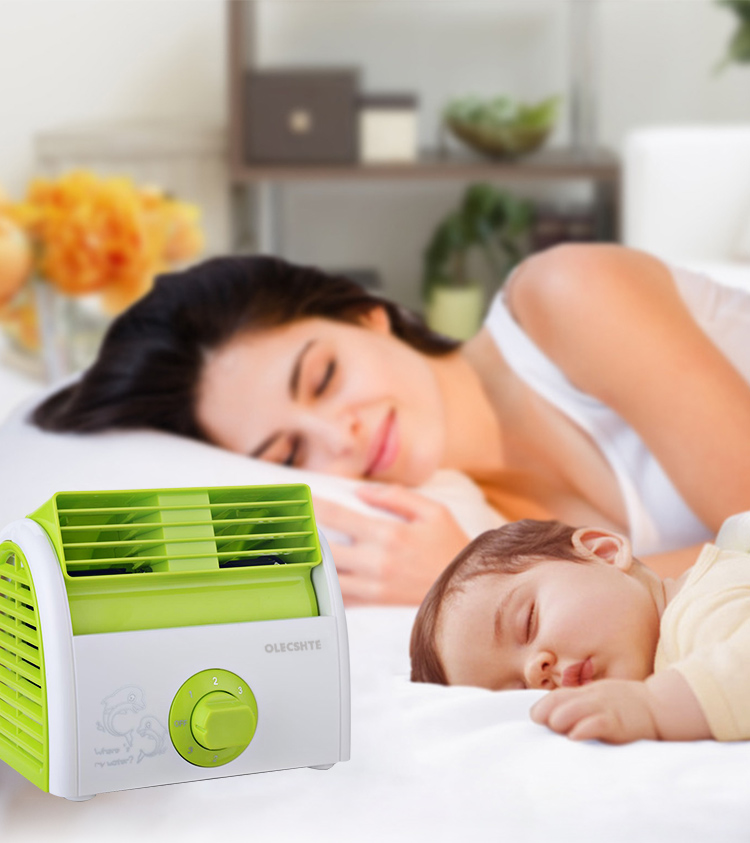 Quạt điện để bàn máy tính để bàn không lá gió tiết kiệm năng lượng và tiết kiệm năng lượng giường ngủ ký túc xá quạt mini sạc điện