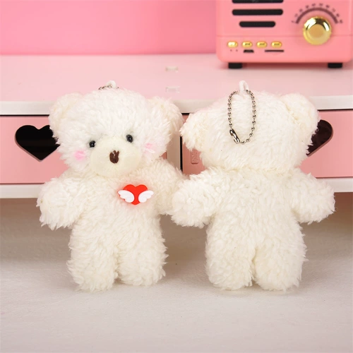 Милые румяна, плюшевая кукла, брендовый брелок, мультяшная подвеска, украшение на сумку, с медвежатами, популярно в интернете