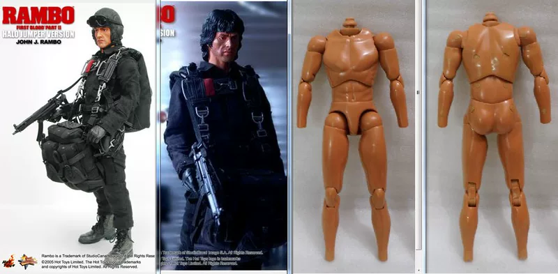 1/6 солдатская фигурка Hot Toys HT Рэмбо 2 RAMBO Ночной прыжок Сталлоне двухглавый орел Экспендеблаги