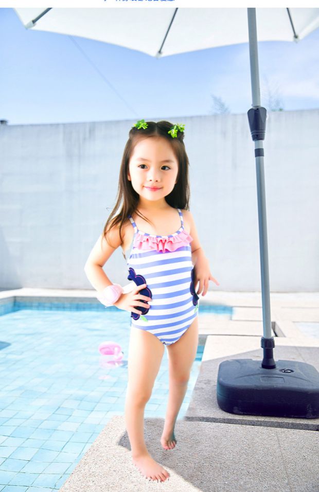 Đồ bơi trẻ em cho bé gái xinh xắn dính liền với công chúa nhỏ dễ thương đồ bơi nàng tiên cá cho bé