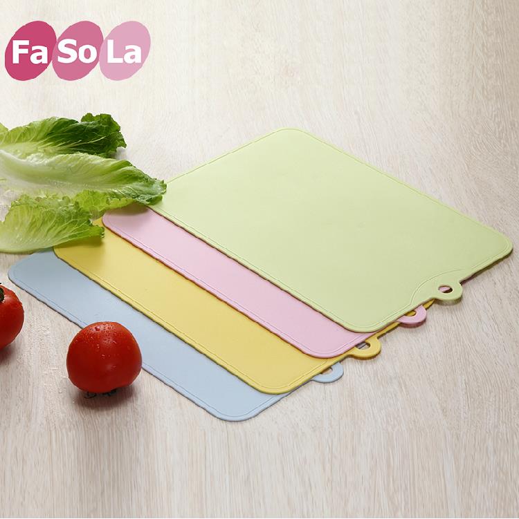 Japan fasola ultra-thin antibacterial resin soft cut vegetable plate plastic classified fruit chopping block