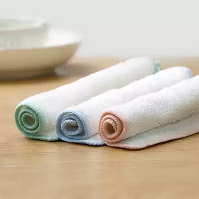 Japan FaSoLa kitchen bamboo fiber cleaning cloth Non-stick oil dishwashing cloth Bathroom cleaning towel 3 pieces