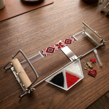 Rice bead antique bead tool weaving machine japanese rice bead extended and widened version bead weaving machine bracelet weaving diy handmade