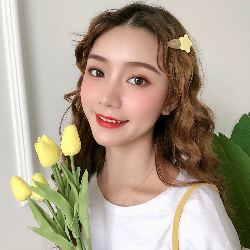 Xixijiang trẻ em dễ thương trẻ em gái phụ kiện tóc huỳnh quang ngôi sao yêu Hàn Quốc phụ kiện tóc nhập khẩu mùa hè sản phẩm mới kẹp tóc nữ - Phụ kiện tóc