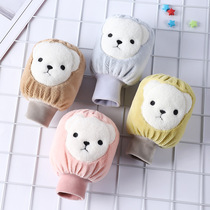 Childrens sleeve anti-fouling protective cuff autumn winter baby universal cartoon cute abrasion resistant sleeve head boy girl child anti dirty sleeve